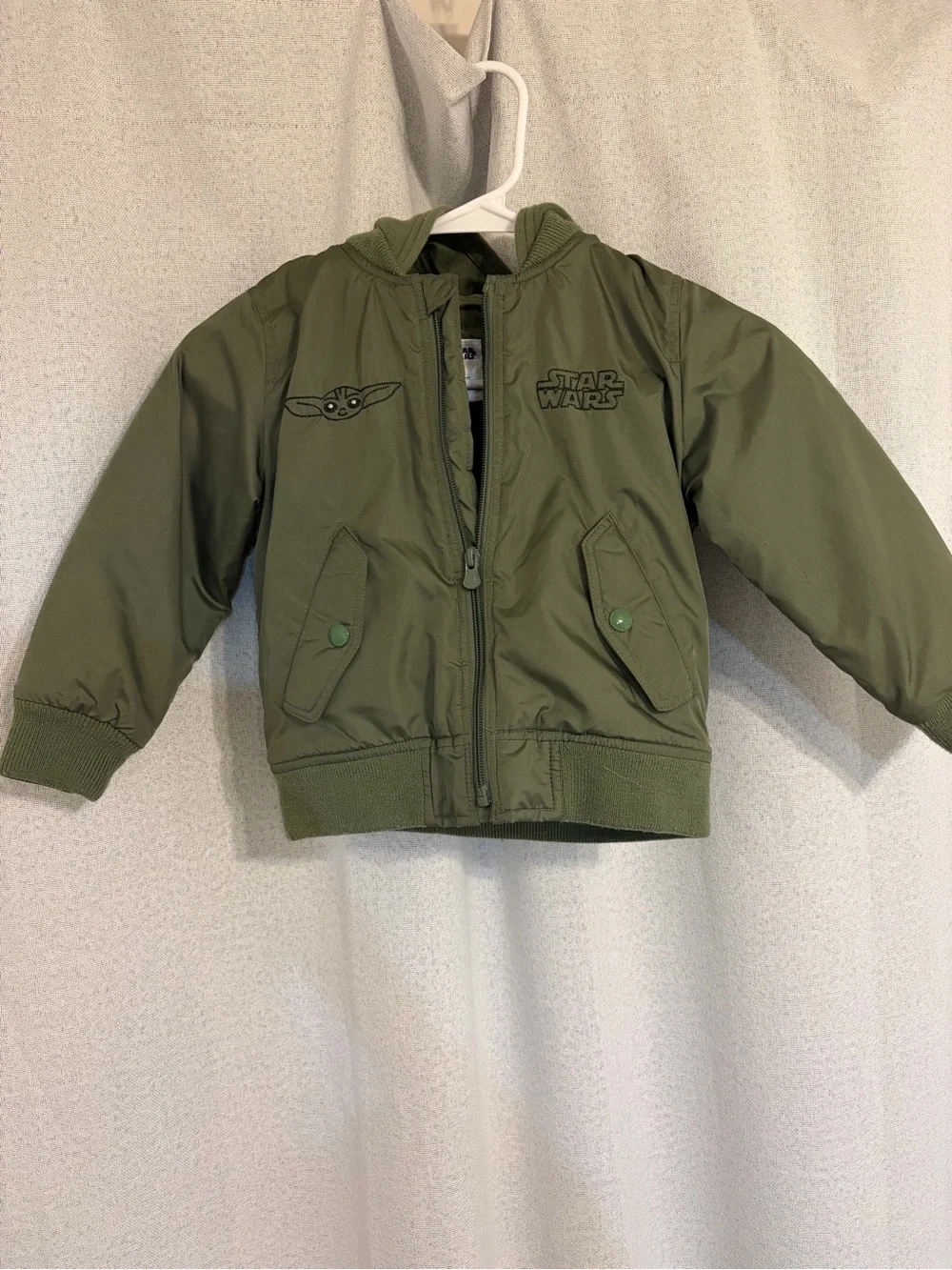 baby GAP x Star Wars Grogu Bomber Jacket EUC